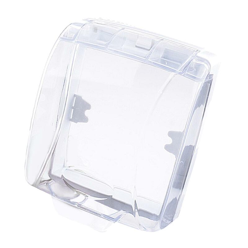 2 cubiertas de plástico para timbre, protección transparente para acceso de puerta al aire libre