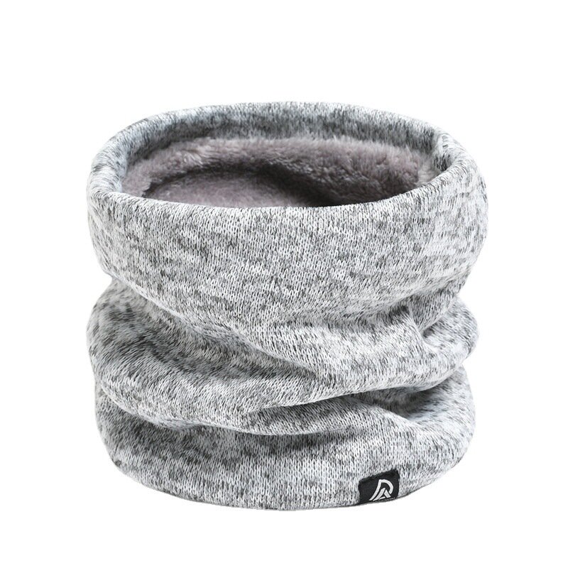 Soft Unisex Winter Warm Neck Scarf Ring For Women Knitted Neck Warmer Scarves Cashmere Snood Scarves Thick Elastic Mufflers