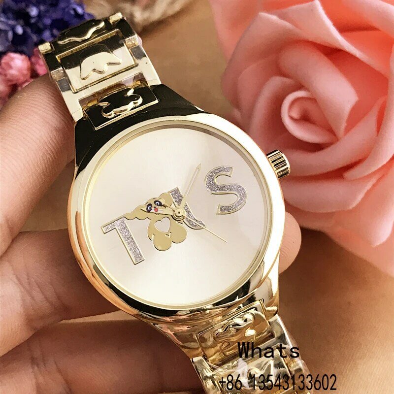 Relógio de quartzo minimalista elegante, elegante e casual, luxuoso estilo casal, marca bem-sized