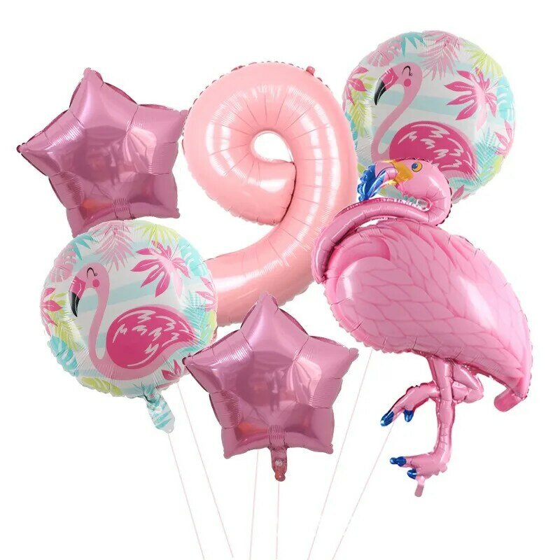 Disney Flamingo Thema Jongen En Meisje Verjaardagsfeestje Aluminium Film Ballonset