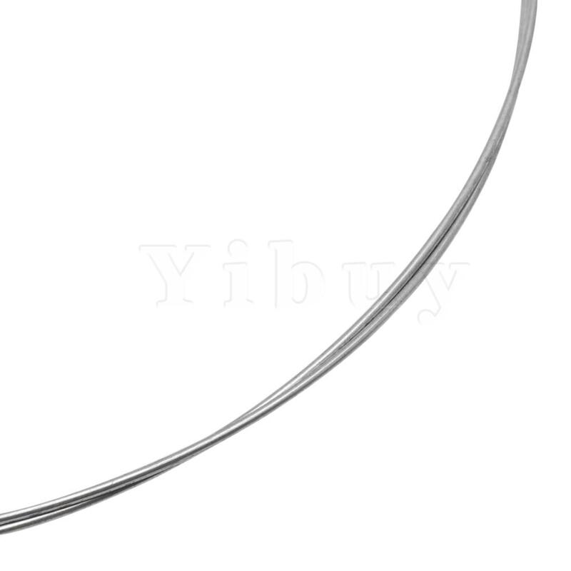 Yibuy 2 cables de reparación de música de Piano para cuerdas rotas, #18, 3,28 pies, 1mm de diámetro
