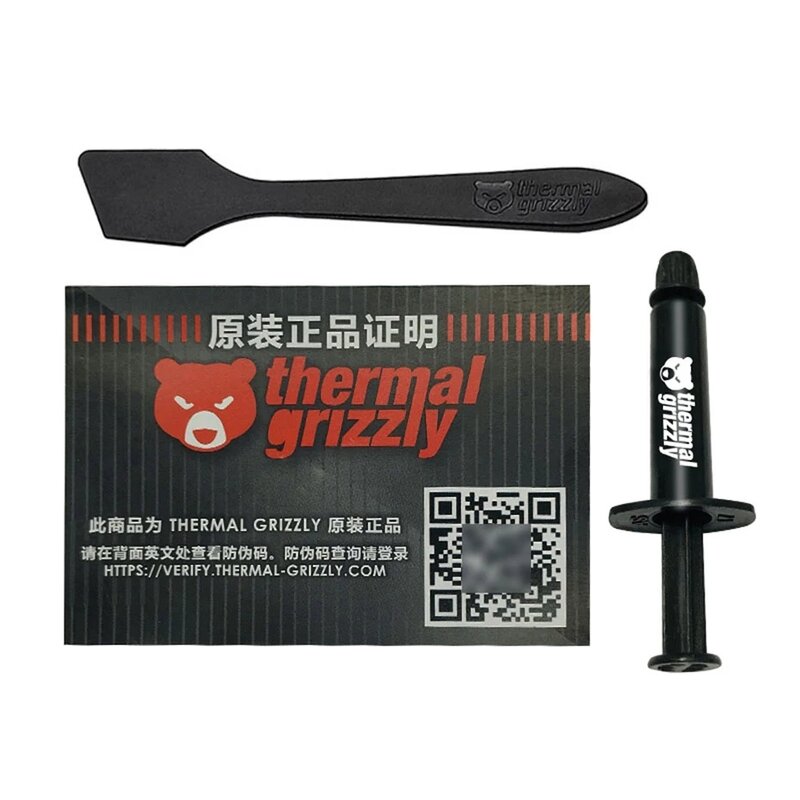 Thermische Grizzly Kryonaut 1G Thermische Vet Thermische Geleidbaarheid 12.5W/Mk Voor Gpu Cpu Samengestelde Siliconenvet
