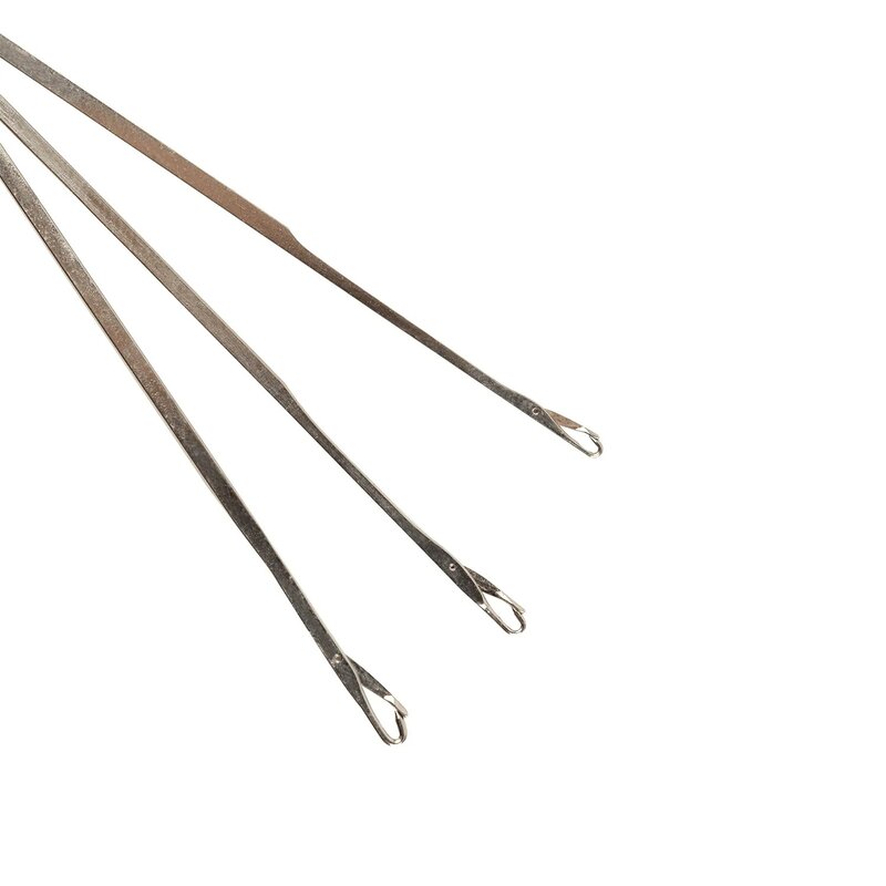1Pc aghi per tessitura Micro Ring Loop Threader per strumento di estensione dei capelli ago di ventilazione per la produzione di parrucche in pizzo