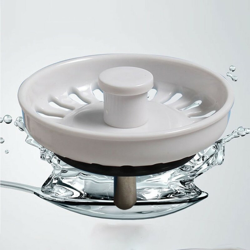 Filtro per lavello da cucina e tappo Combo cestello sostituzioni per scarichi Standard da 74mm cestini tappo con manopola filtro per lavello