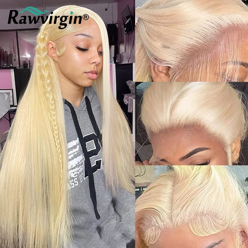 613 Blonde Lace Front Wigs Human Hair 13x4 Lace Frontal Wig Human Hair Straight Pre Plucked With Baby Hair HD Lace Front Wigs