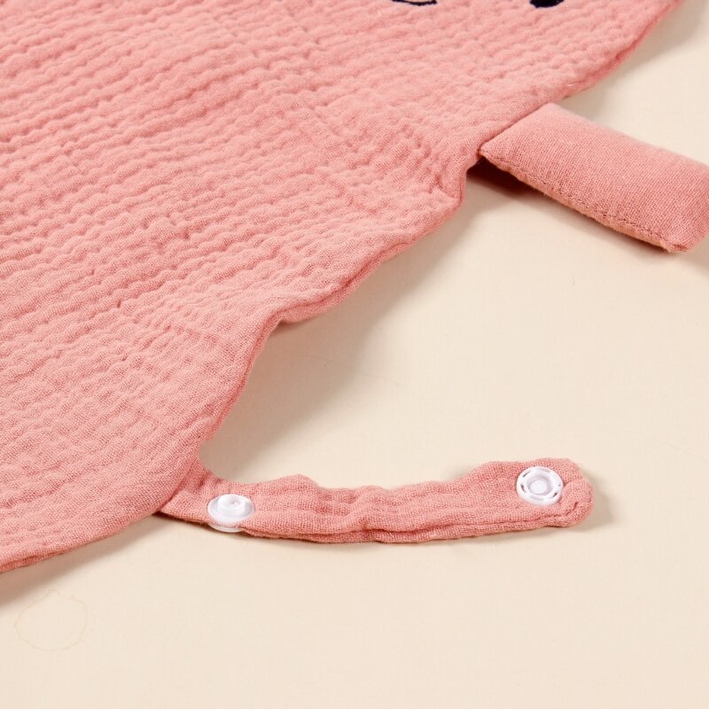 77HD ผ้าพันคอเด็กผ้าห่มลายสัตว์ Muslin Security Blanket Boy Girl Unisex Soft Baby Gift for Infant Infant Toddler