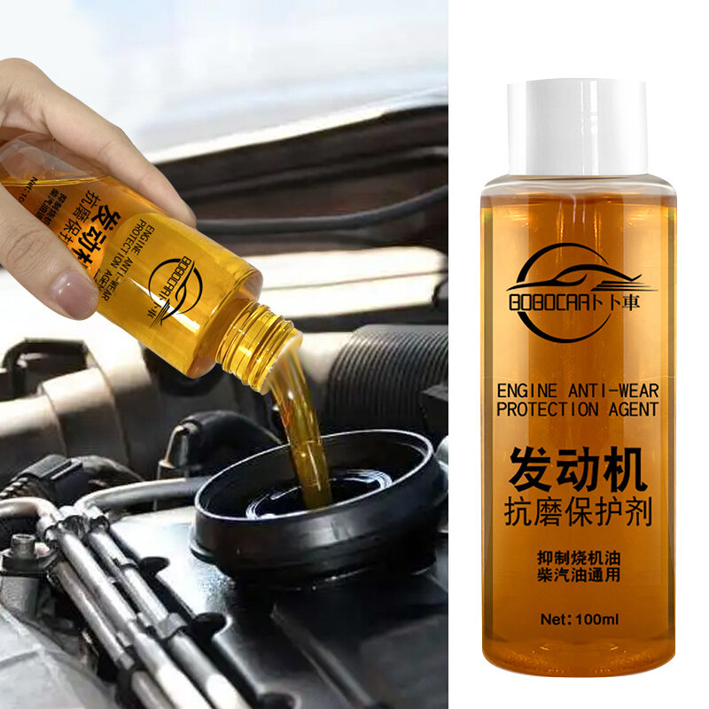 Engine Anti-Wear Protective Agent Noise Reduction Jitter Strong Burning Engine Oil Liquid Additive Car Supplies