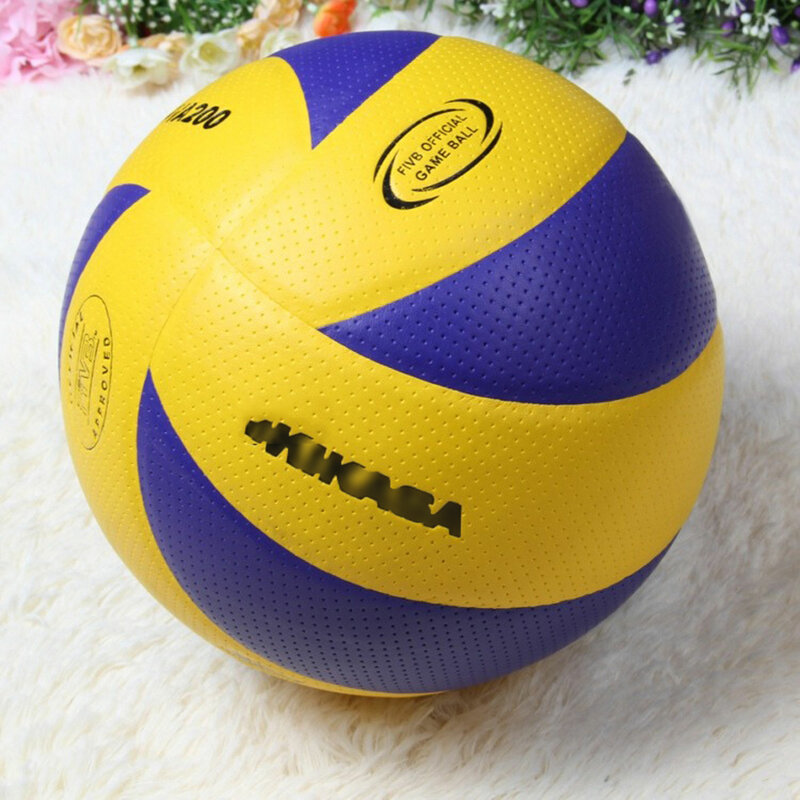 Рождественский подарок для мальчика, Волейбольный мяч, модель 300/, сверхтвердое волокно, бренд, соревнование, размер 5, дополнительный насос + игла + Сетчатая Сумка