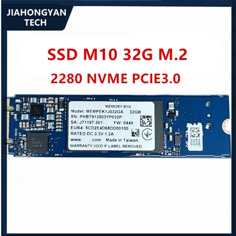 Оригинал для Intel optane 2nd generation M10 64G 32G 16G 2280 2242 M.2 твердотельный SSD-накопитель ускорения кэш nvme совершенно новый