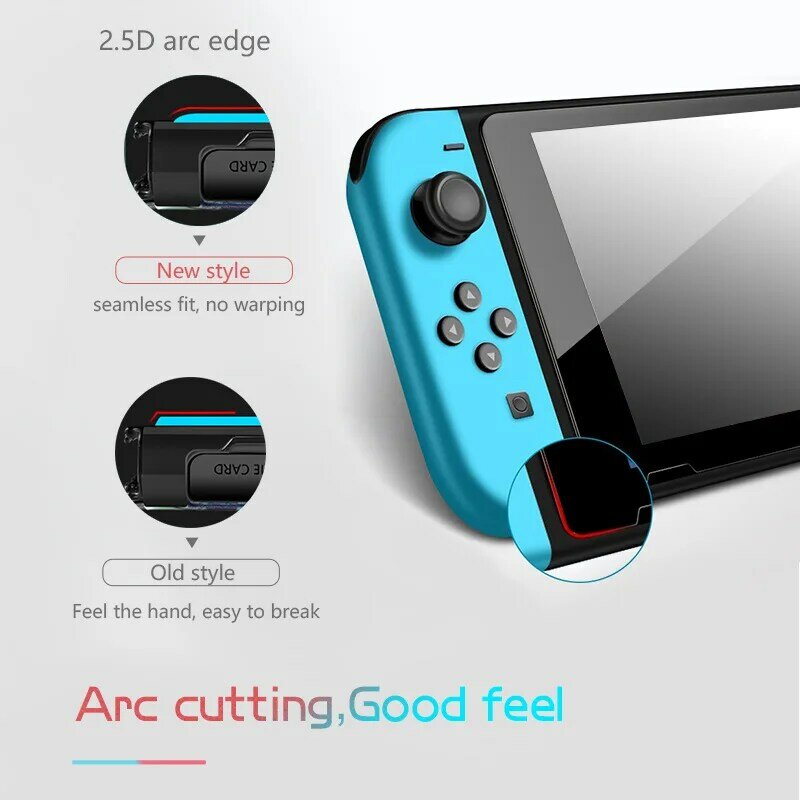 Nintendo Switch用強化ガラススクリーン,傷防止保護,LCDスクリーン