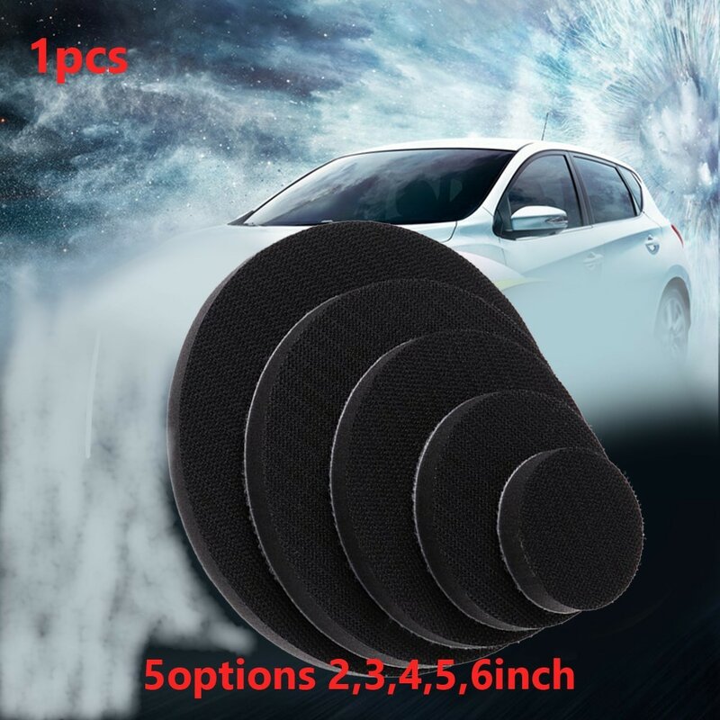1PC 2/3/5/6 Inch Soft Density Interface Pads HookLoop Sponge Cushion Buffer Backing Pad Protection Sanding Disc Backing Pads