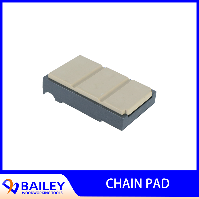 BAILEY 10 pz 63x37mm catena di trasporto Pad catena pista Pad per SCM Olimpic bordatrice accessori per utensili per la lavorazione del legno