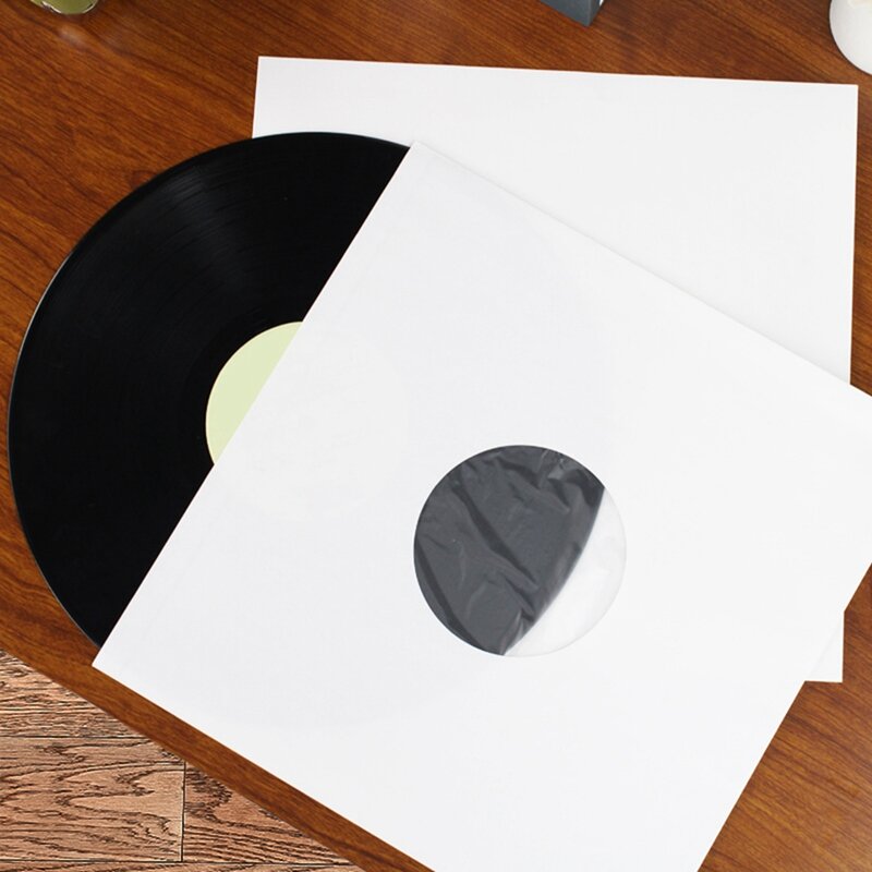 20 Stück 12 Zoll LP Platten abdeckung wieder versch ließbare Außenhüllen Papiertüte Schallplatten Aufbewahrung beutel