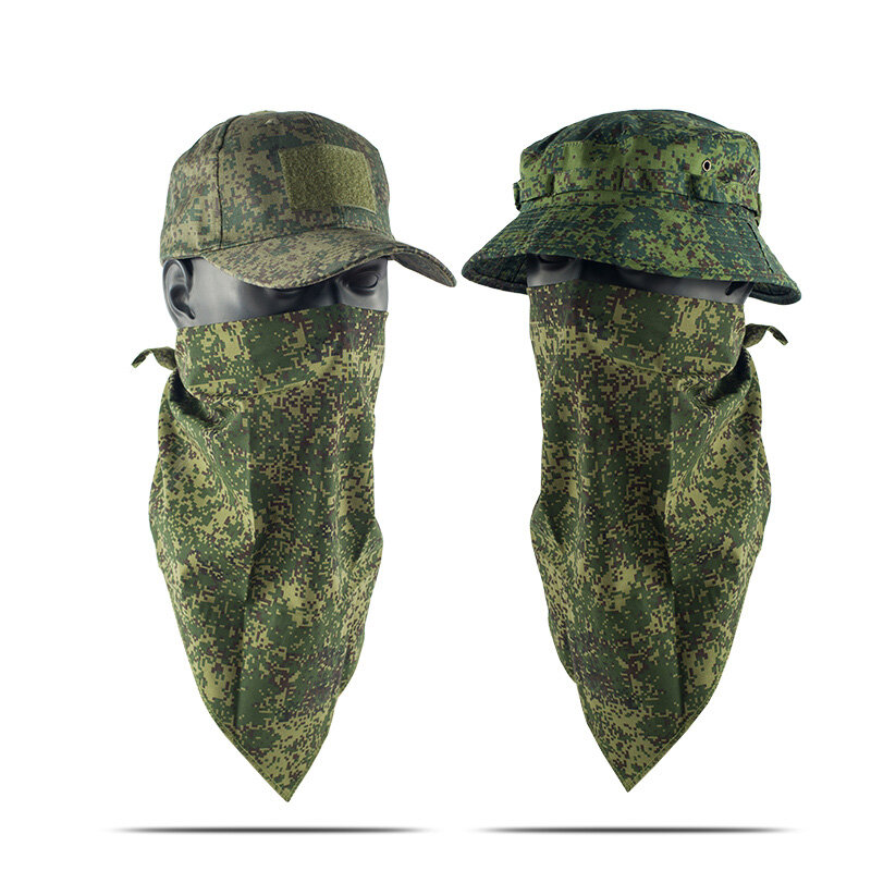 Tactical Camouflage Mask Hat Baseball Cap Beanies Military Skullies Unisex Hip Hop Knitted Cap Elastic Outdoor Cap