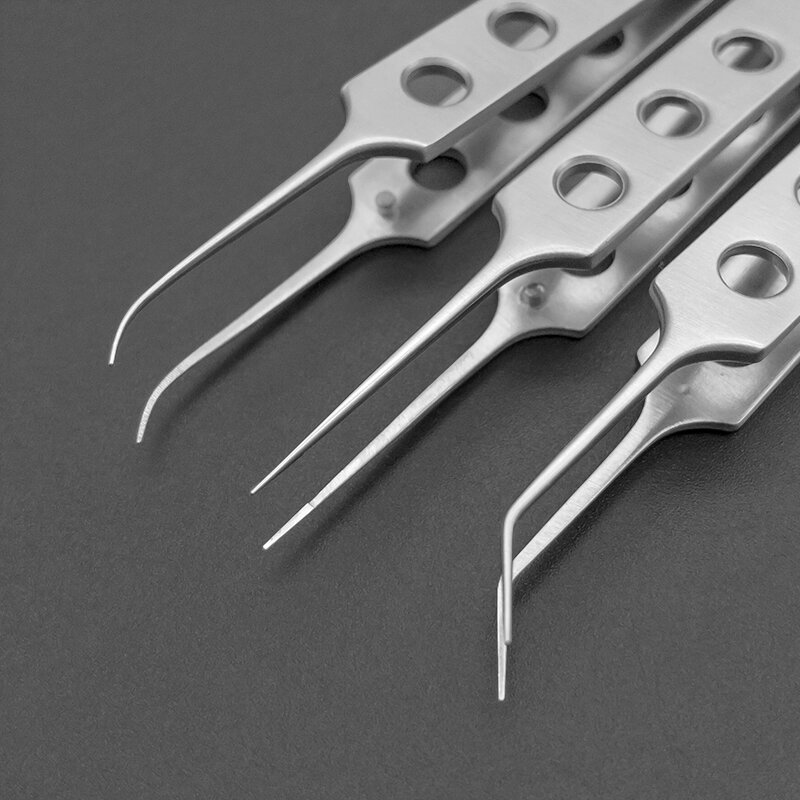 Microfórceps catgut embedding ferramentas de cirurgia de pálpebra dupla instrumentos oftálmicos três furos de remoção de pontos de plástico cosmético tw