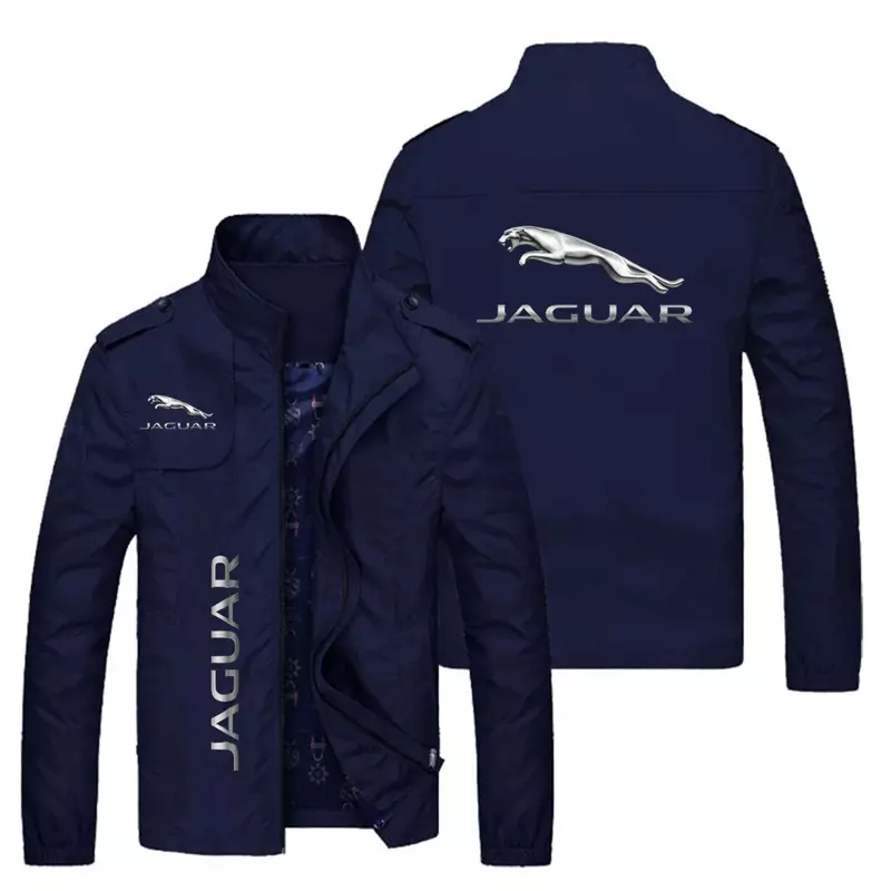 Chaqueta con estampado de logotipo de Jaguar para hombre, chaqueta informal de béisbol, ropa de ciclismo, talla asiática, M-6XL, novedad de 2023