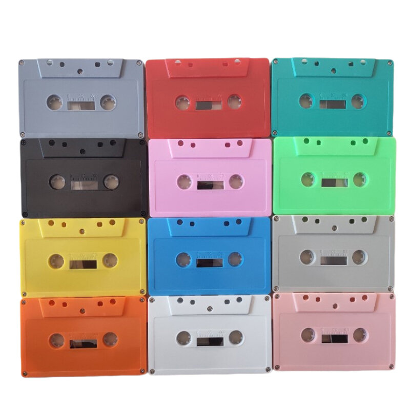 1Pc nuovo lettore di nastro vuoto a colori a cassetta innovativo Standard con nastro Audio magnetico da 45/90 minuti per la registrazione della musica vocale