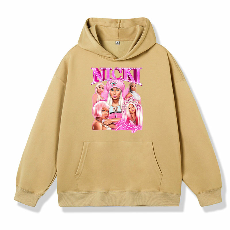 Rapper Nicki Minaj Pink Friday 2 Grafische Print Hoodies Mannen Oversized Streetwear Sweatshirts Mannen Vrouwen Hiphop Mode Pullover