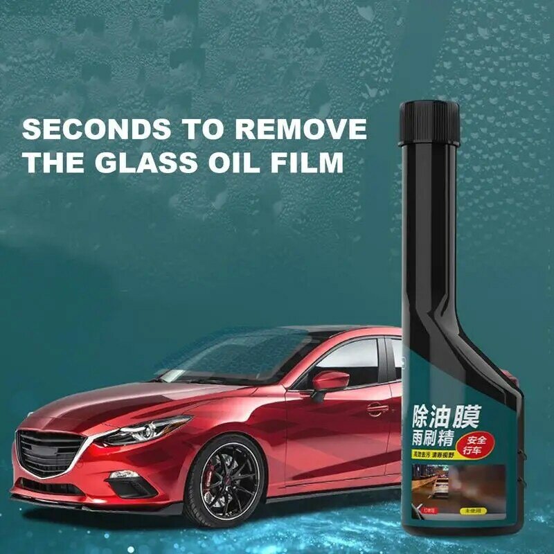 Limpiador de vidrio para coche, espray antivaho multifuncional, limpiador de película de aceite para coche, removedor de manchas impermeable, suministros para coche, 80ml