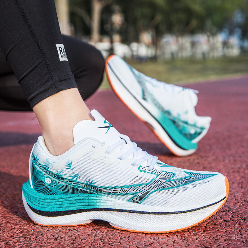 Superkrytyczne maratonowe buty do biegania ultralekkie markowe designerskie buty do biegania na świeżym powietrzu trampki z poduszkami buty treningowe sportowych Unisex