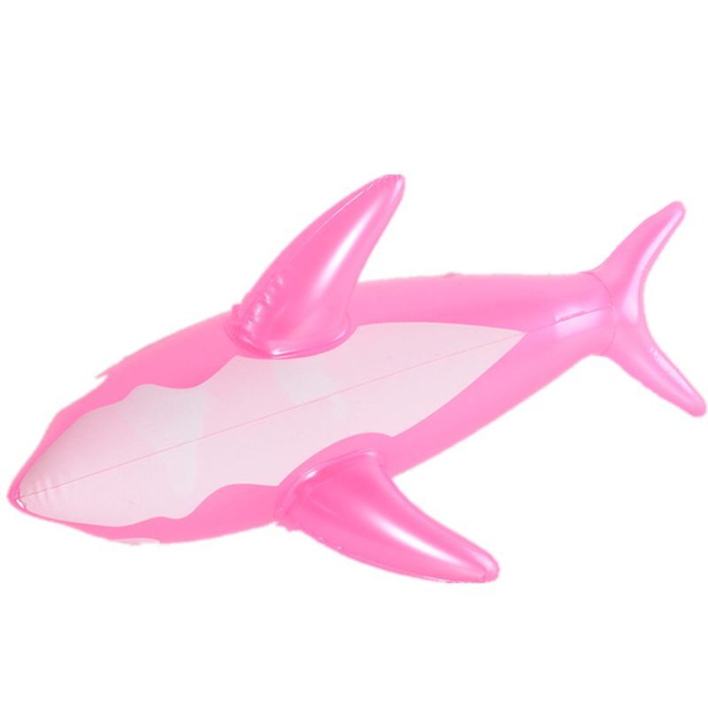Y1UB Opblaasbaar Dolfijn Zwembad Veiligheidsvlotter Waterspeelgoed voor Kinderen Speelgoed Roze