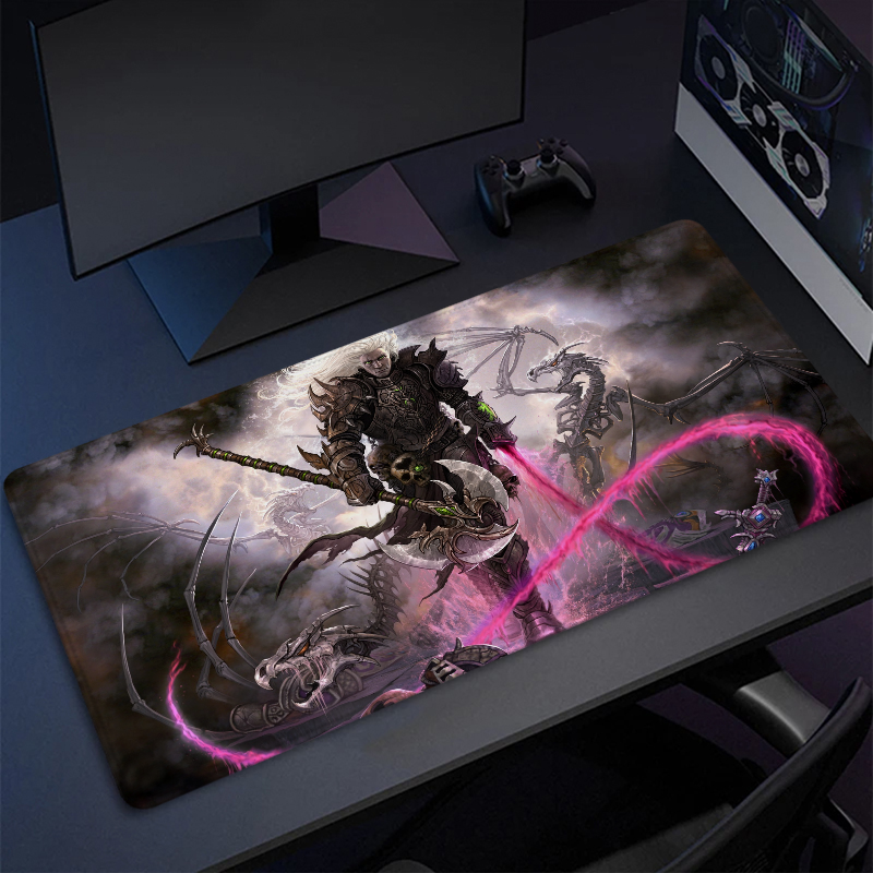 Necromancer Large Mouse Pad 900x400 Game Mats Office Accessories Desk Mat Mousepad Xxl Deskmat Gaming Gamer Mause Anime Pads Pc