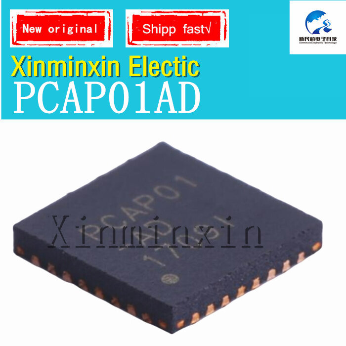 PCAP01-AD QFN-32 IC Chip, PCAP01AD, PCAP01-AD, 100% original, novo, em estoque, 1Pc Lot