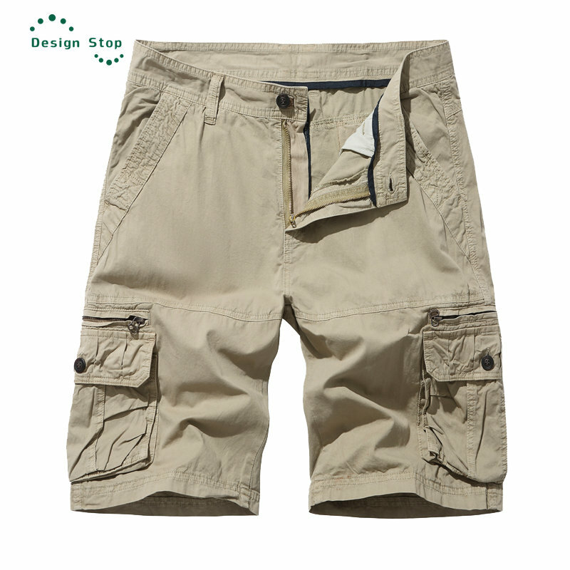 Pantalones cortos de algodón de camuflaje táctico para hombre, Bermudas cómodas informales para exteriores, estilo militar, Verano