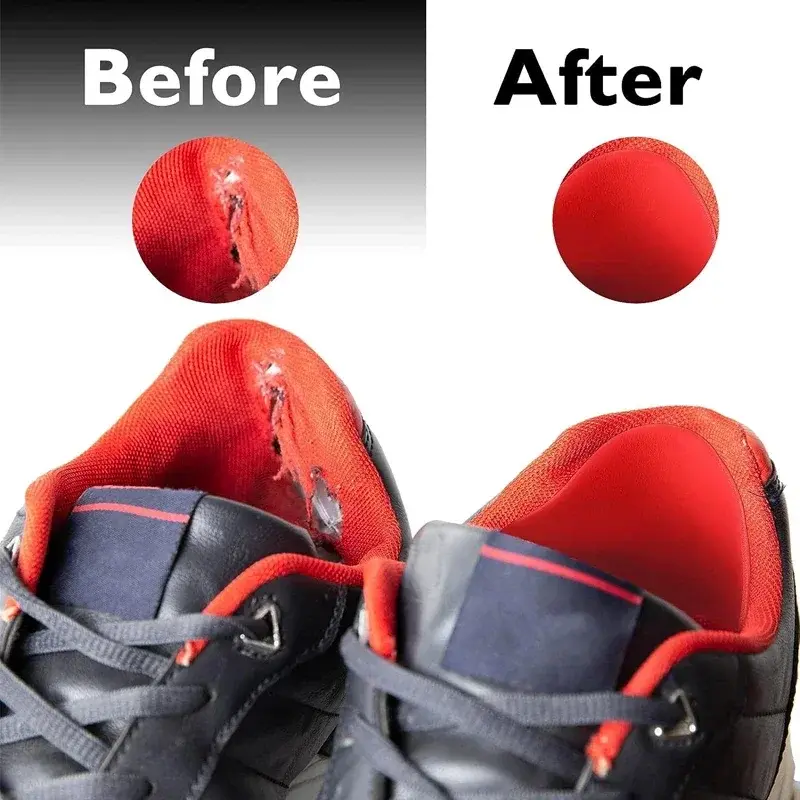 Palmilhas Heel Repair Sticker, Subsidy Sticky Shoes Hole Cobbler Back, Sneaker forrado com anti-desgaste após saltos Stick, Cuidados com os pés, 6pcs