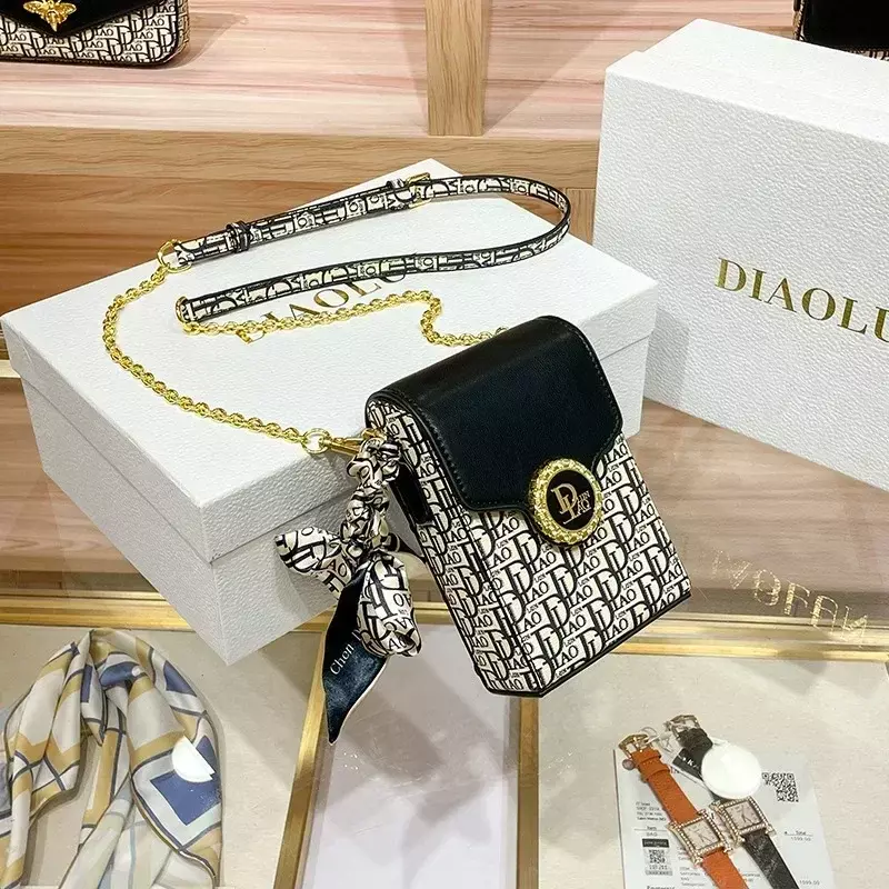 Famose borse per telefono a catena di marca di lusso di design borse a tracolla con ricamo di alta qualità borse e borsette da donna estive