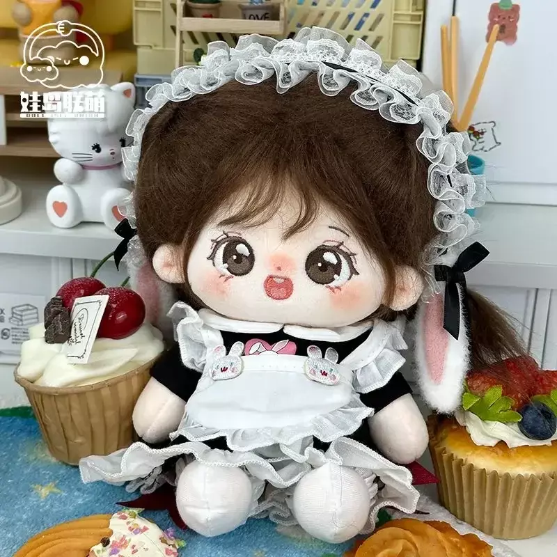 Gaun pengiring idola bintang Kpop Tanpa atribut kostum pakaian Cosplay Cos cocok untuk Plushie 20cm pakaian boneka mewah Sa