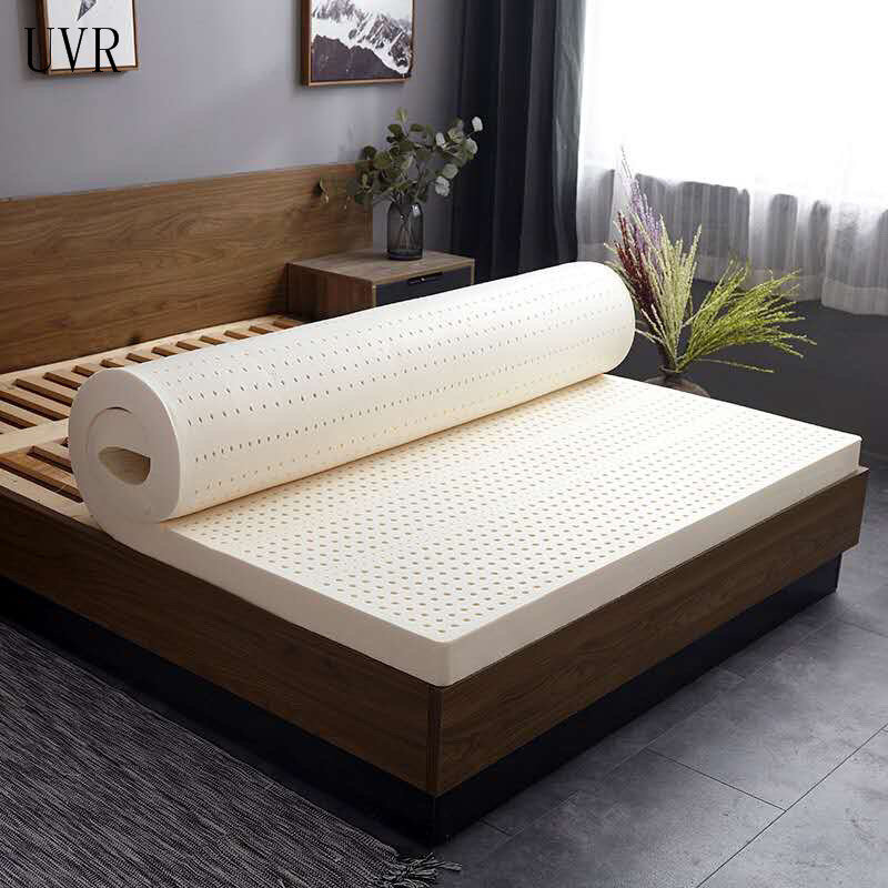UVR wysokiej jakości zagęścić tajski materac lateksowy powolne powracanie do kształtu Tatami Pad łóżko Super miękka składana mata do spania Hotel Homestay