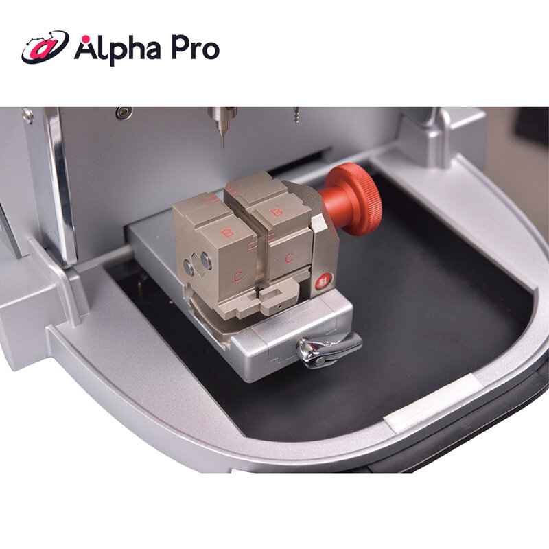 KuKai Alpha Pro Key Cutting Machine For Auto Laser Keys Tubular Mul T Lock Ford Tibbe Schlage Key Locksmith Tool