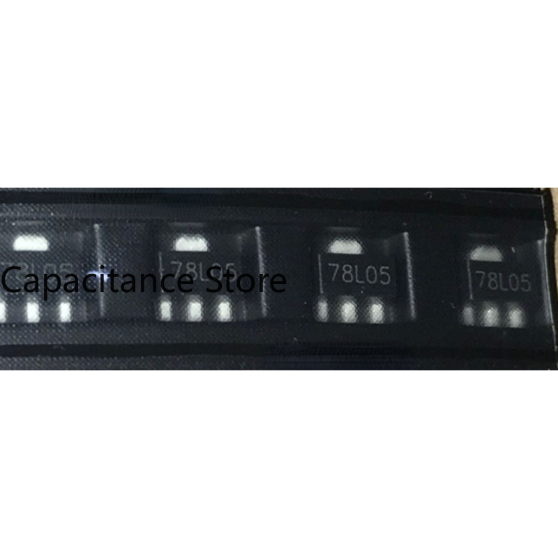 Chip regulador de voltaje de tres terminales, pantalla de seda impresa, SOT89, 10 piezas, CJ78L05, KIA78L05F, 78L05, nuevo
