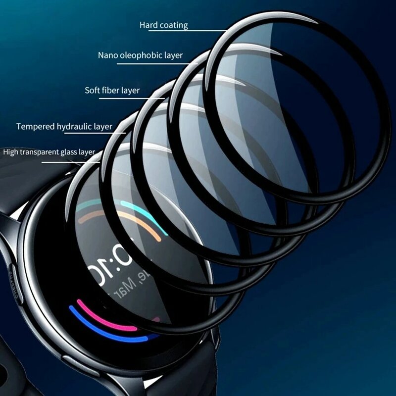 Proteggi schermo 3D Full Cover per Huawei Watch 4 Pro pellicola protettiva flessibile morbida per Huawei Watch 3 Pro GT 3 42mm 46mm