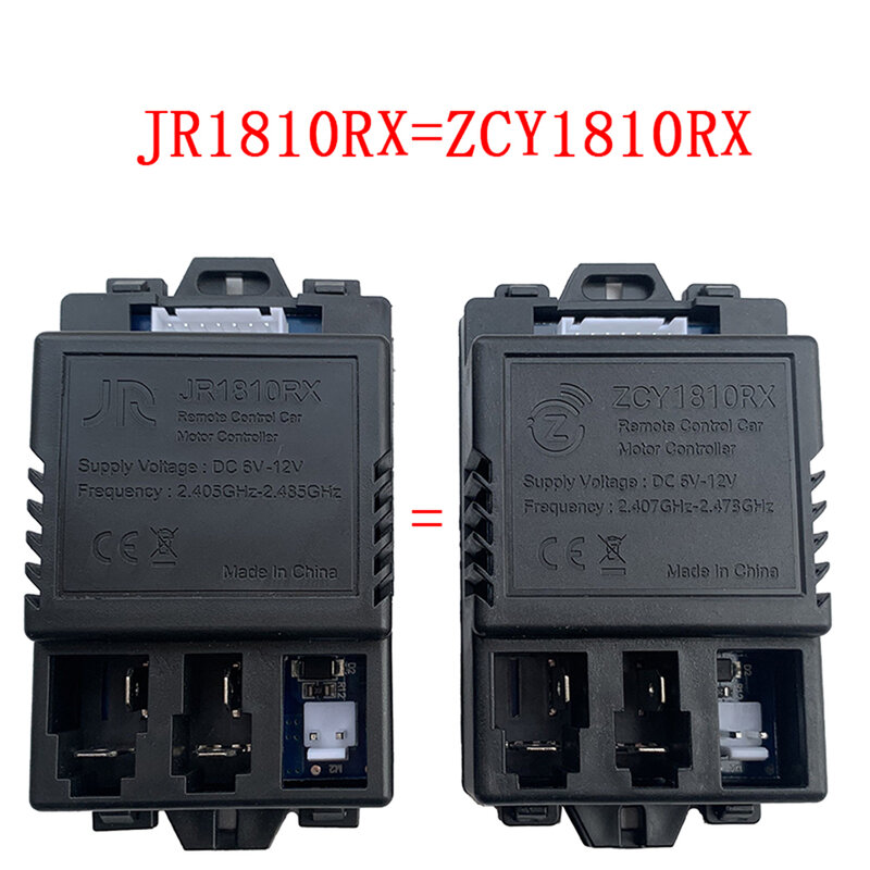 JR1810RX ZCY1810RX 6-12V 2,4G Bluetooth mando a distancia y receptor, accesorios para niños, piezas de repuesto para coche