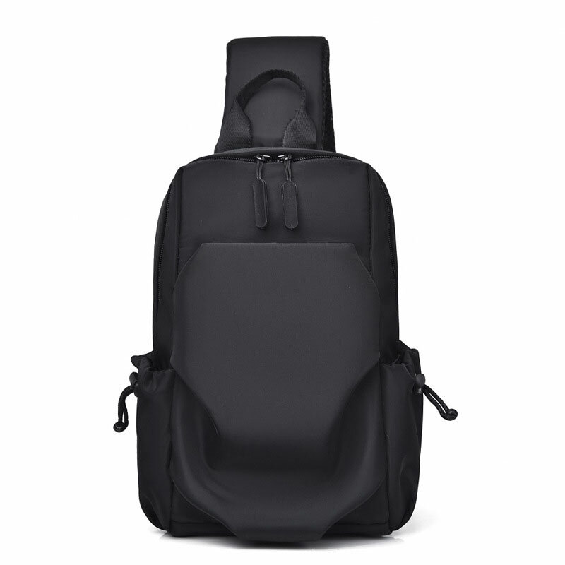 Bolsa casual masculina de ombro para viagem curta, mochila de estilingue Oxford, pacote tiracolo de forma simples, mochila mensageiro escolar