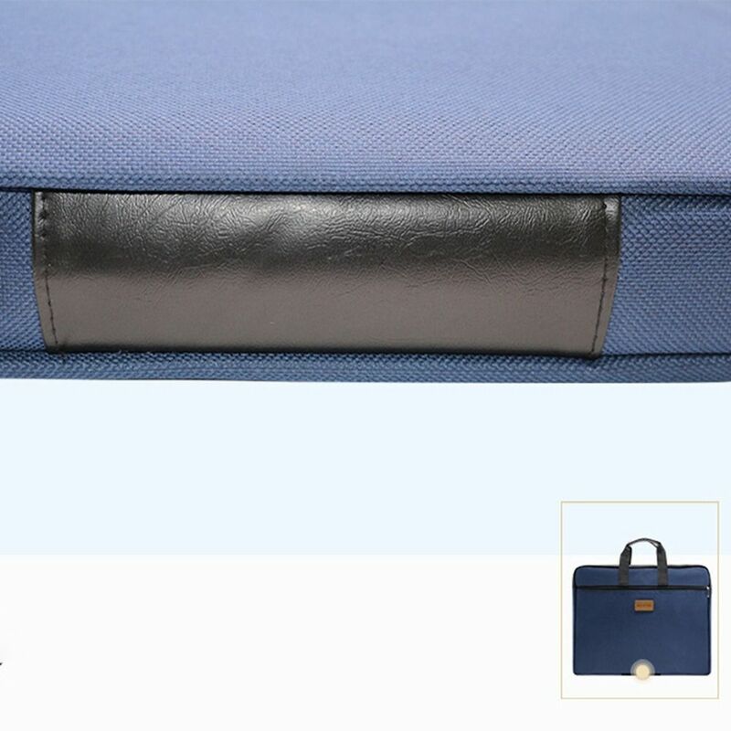 Oxford Cloth A4 Portable File Bag File Organizer Multi-layer A4 File Folder Zipper Business Briefcase document Bag Girl