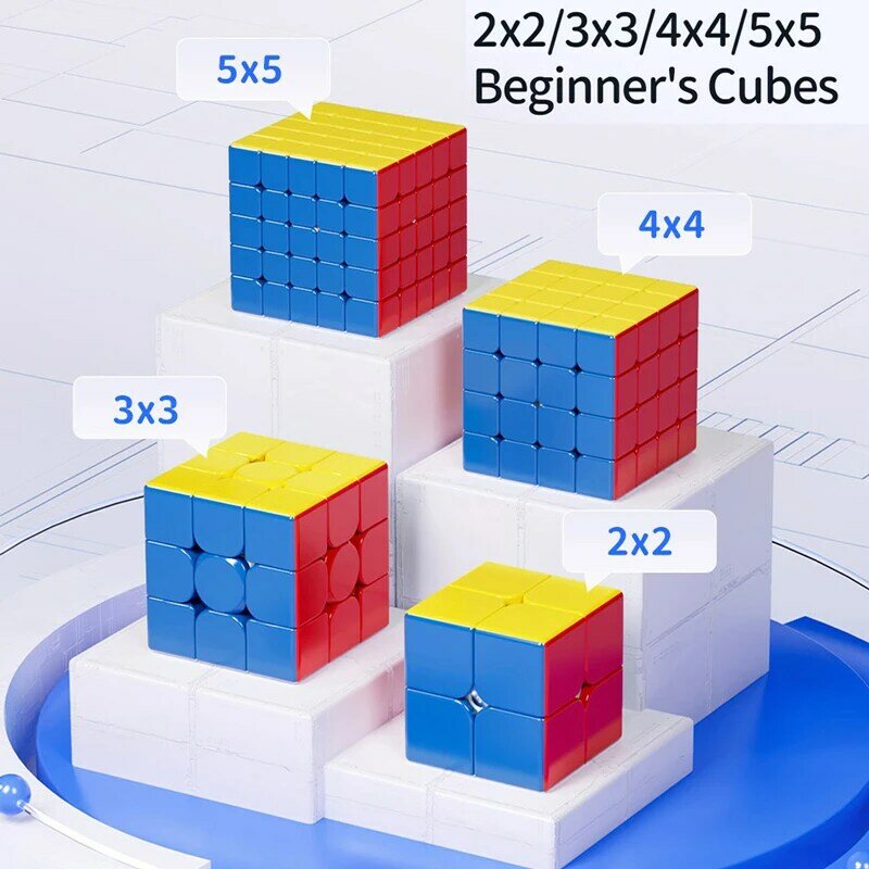 MOYU-Cube Magique Magnétique Professionnel Meilong M, Puzzle de Vitesse, Pyraminx Megaminx, 3bery, 2X2, 4age, 5X5, 6X6, 7X7, 3x3x3, 3x3