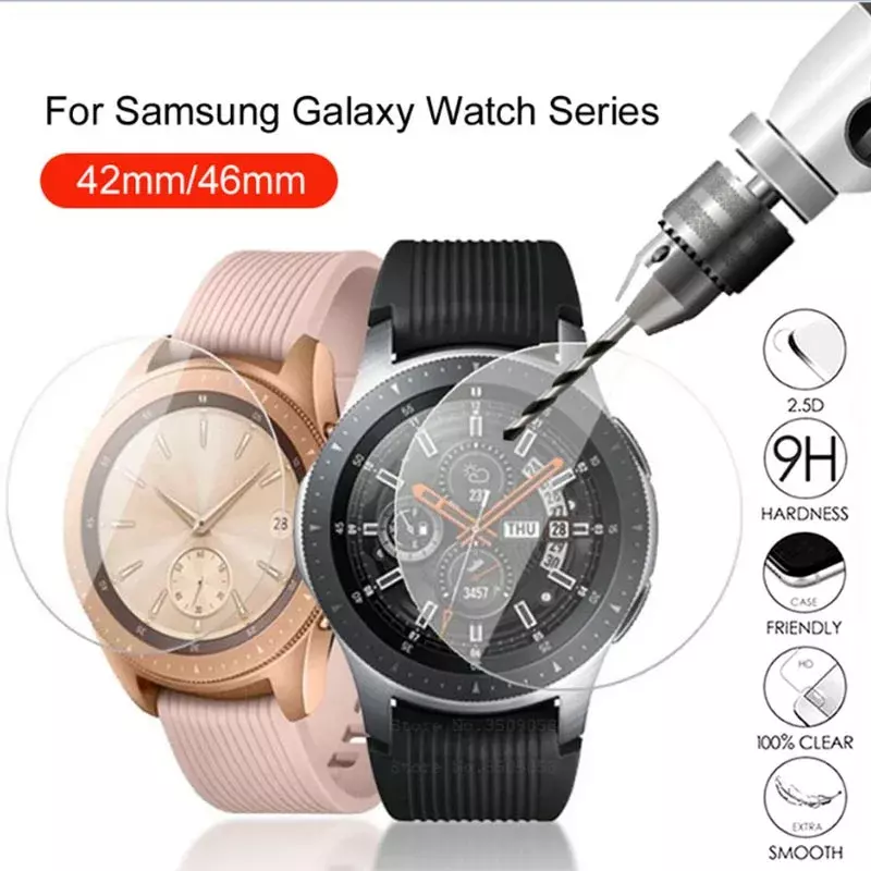 5/3/1 szt. do zegarka Samsung Galaxy 46mm 42mm 9H szkło hartowane odporne na zarysowania przeciwwybuchowa folia ochronna na ekran