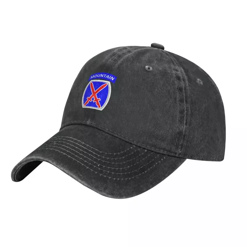 10th Mountain Division (United States) Cowboy Hat Gentleman Hat Golf Wear Sunscreen Big Size Hat Men's Caps Women's