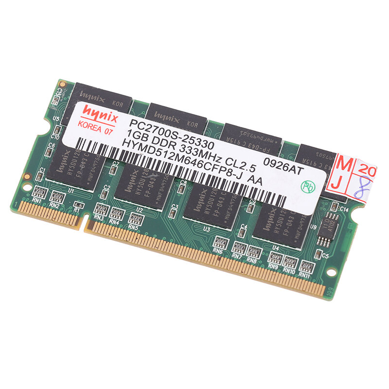 SO-DIMM แรม DDR1แล็ปท็อป1GB DDR333 200PIN 2700 333MHz สำหรับโน้ตบุ๊คหน่วยความจำ SODIMM