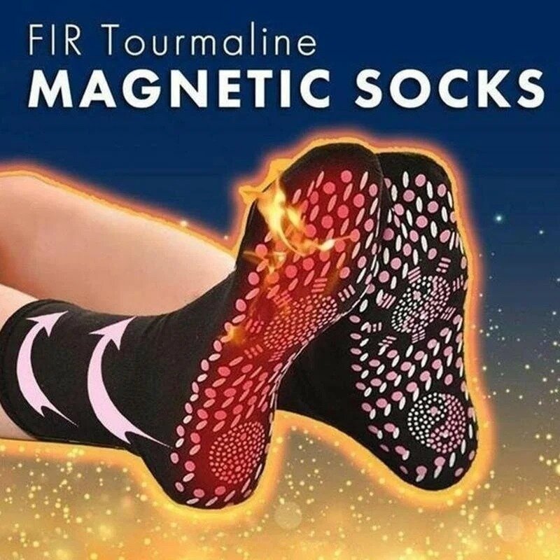 1/2/4pairs Tourmaline Self-Heating Socks Winter Warm Thermal Health Care Socks Slimming Health Short Sock Magnetic Therapy Sock