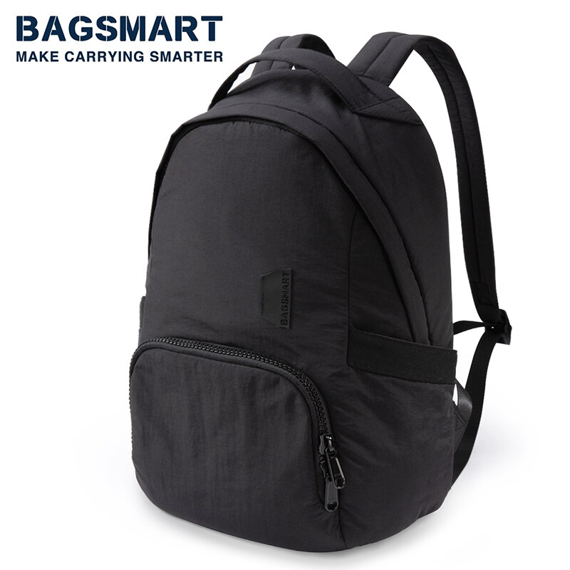 กระเป๋าเป้สะพายหลังน่ารัก Bagsmart สำหรับผู้หญิง, กันน้ำสำหรับการเดินทางกันขโมยขนาดเล็ก13นิ้วมีกระเป๋าเป้แล็ปท็อป