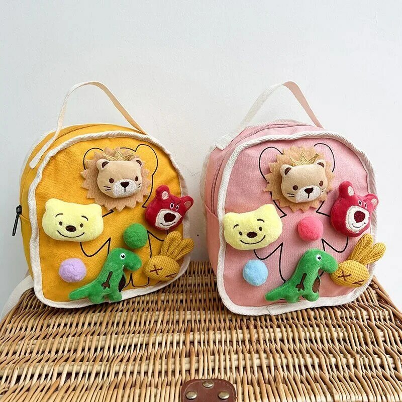 2024 Spring summer new kindergarten mini backpack super cute baby treasure cute cartoon backpack doll go out fashionable backpac