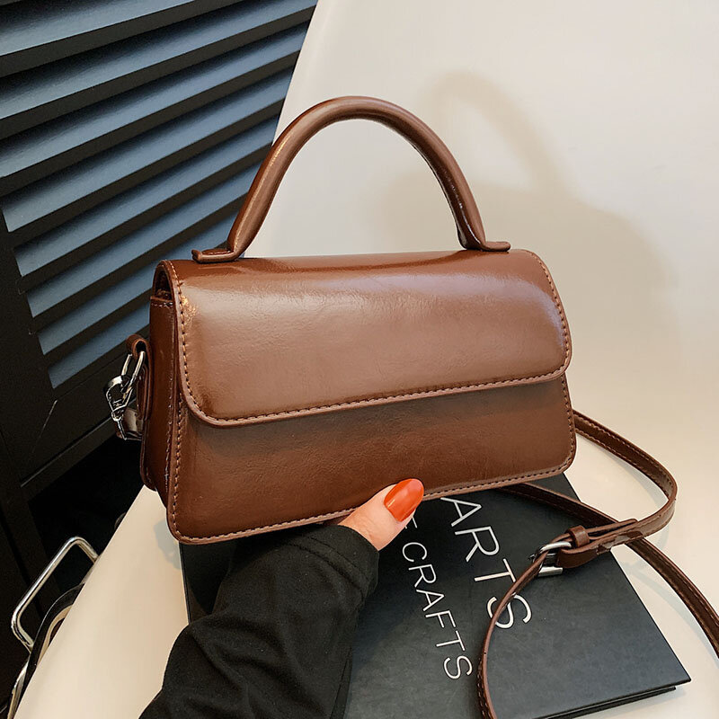 High Quality PU Leather Handbag Women Single Shoulder Messenger Bag Luxury Shopping Bag Flap Bags Luxury Ladies Handbag Sac