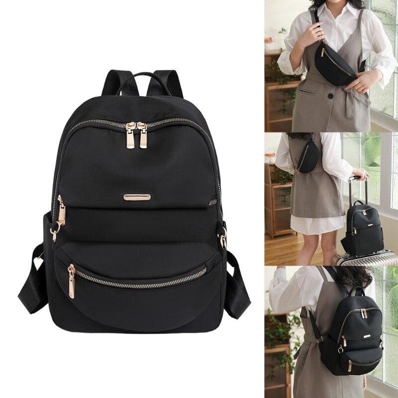 Plecak School College Pack z odpinaną torbą do przechowywania Duża pojemność Bookbags Travel Daypack Czarny/Khaki/Zielony/Szary