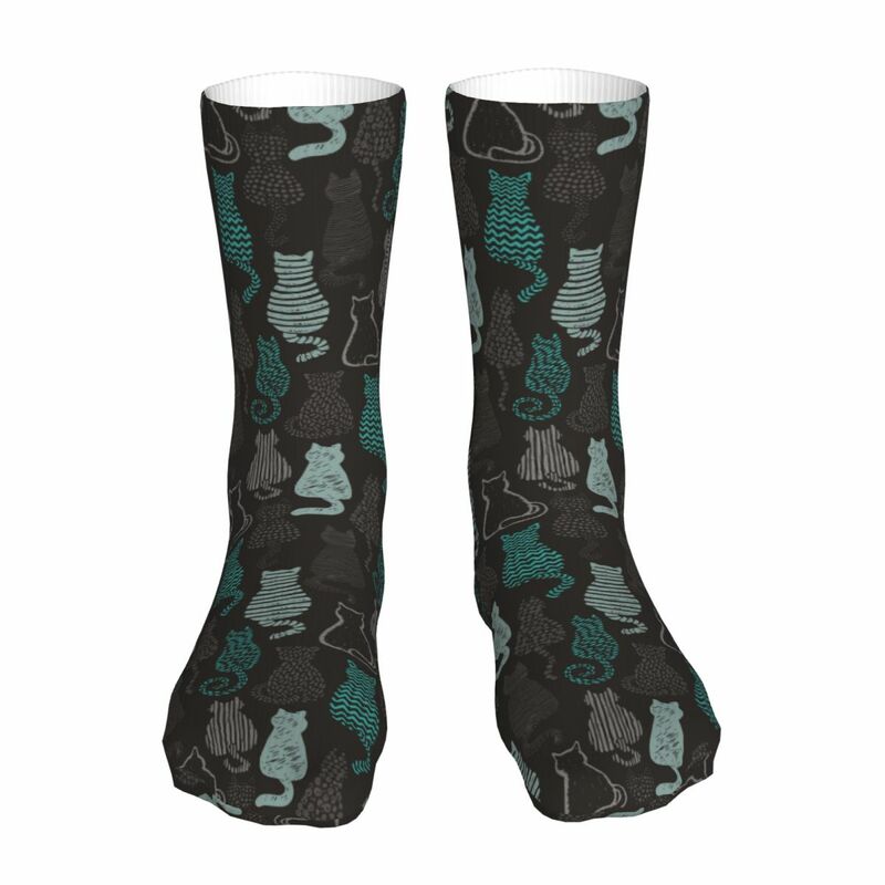 Men Sport Cat Socks Cotton New Cute Animal Women Sock