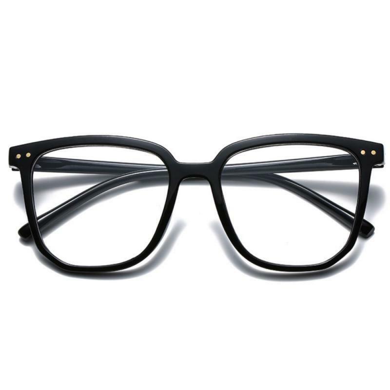 Monture de lunettes d'ordinateur transparente pour hommes et femmes, lunettes carrées anti-lumière bleue, lunettes bloquant les lunettes, lunettes optiques