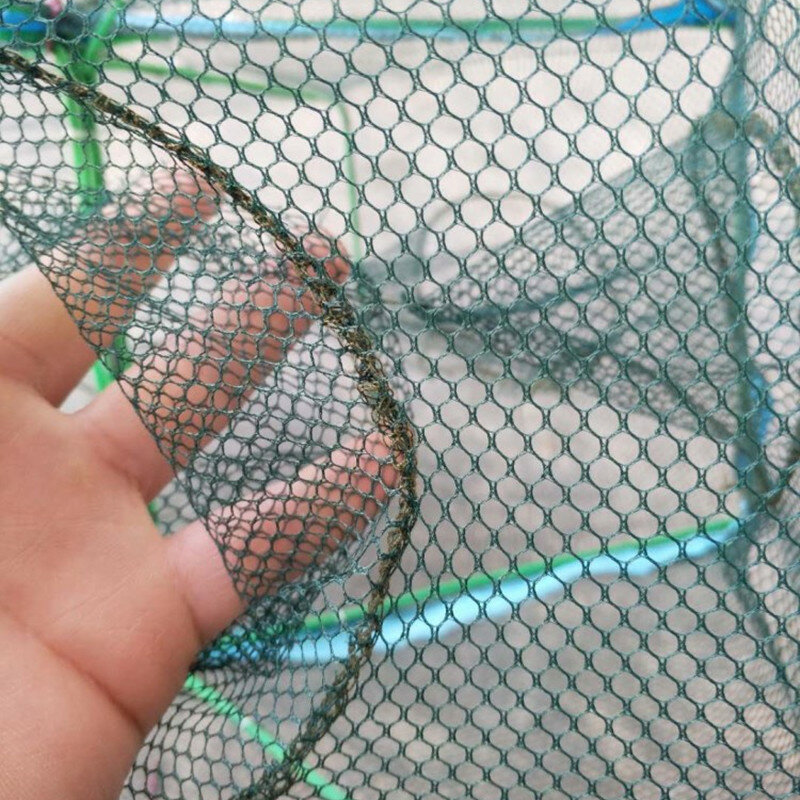 Jaring untuk Memancing Perangkap Jaringan Kandang Kepiting Karpet Memancing Ikan Mas Aksesoris Jaring Ikan Sendok Laut Penangkap Udang Karang Teleskopik 2022